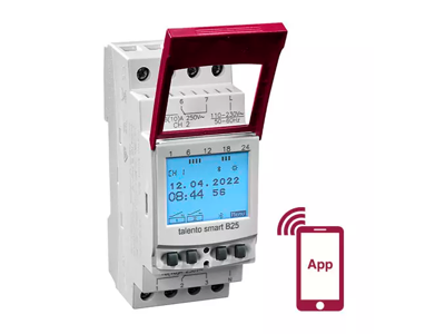Grässlin digitalt ugeur, 230V AC, 2 kanaler, 16A, IP20, 2M