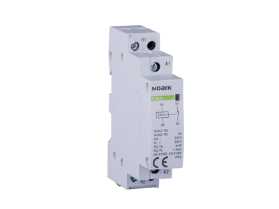 Noark kontaktor 25A, 230V AC, 1NO + 1NC
