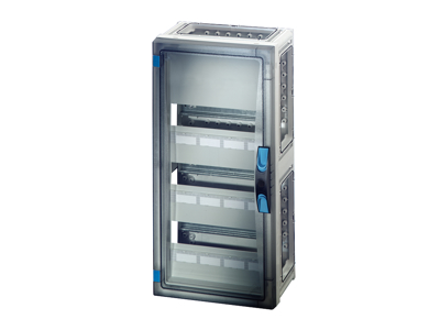 Hensel ENYSTAR kasse med DIN-skinne - 36 moduler (3x12)