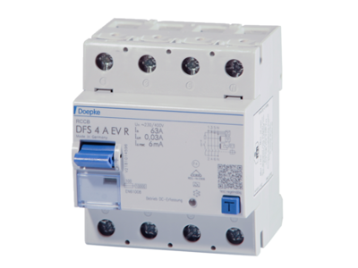 Fejlstrømsafbryder (RCD) DFS4 063A/0,03 EV 4P Type A *H*
