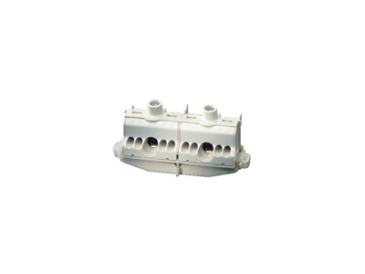 Fixconnect terminal til DIN-skinne, 2x25 mm², 8x4 mm², Cu