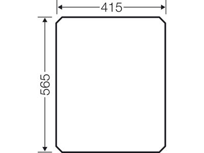 Montageplade til Mi kasse 6 - 565x415x4 mm