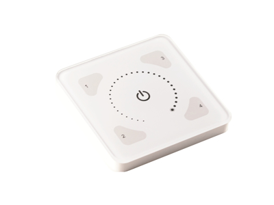 Helvar ILLUSTRIS® panel Scene Control i glas - Hvid