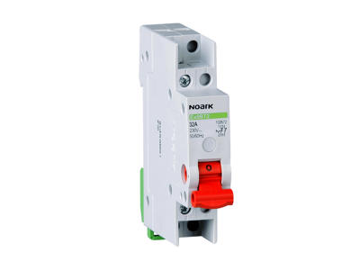 Noark DIN-Skinne omskifter 2-vejs 32A 2NC - Ex9BT2 02 32A
