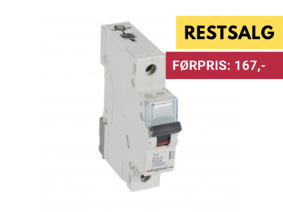 TX3 Automat B 32A 1P 1M 10/10kA