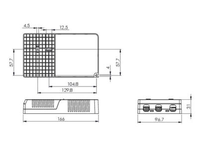 Helvar LED driver LC44SEC-DA-500-1000-LOOP (DALI-2)