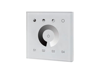 DALI panel m/4 scenarier + dæmp, 1 DALI gruppe, 100mA DALI bus