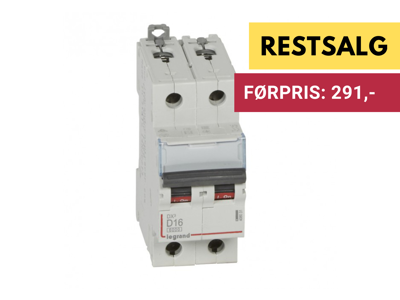 DX3 Automat D 16A 2P 2M 6/10kA