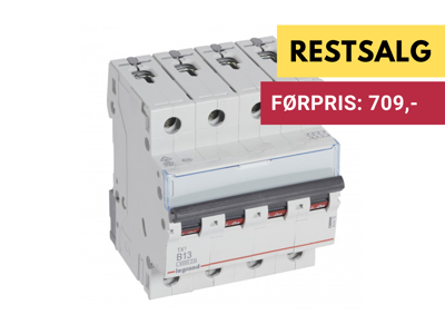 TX3 Automat B 13A 4P 4M 6/6kA