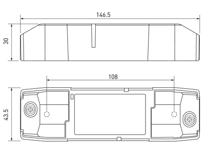 Helvar LED mini driver med aflastning LC42MINI-CC-300-1050-SR (ON/OFF)