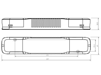 Helvar LED driver LL45-CV24-DA (DALI-2)