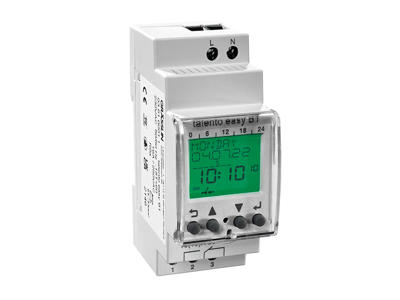 Grässlin digitalt dags/ugeur, 230V AC, 1 kanal, 16A, IP20, 2M