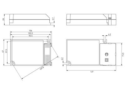 Helvar LED driver LC1x30-E-CC (ON/OFF)