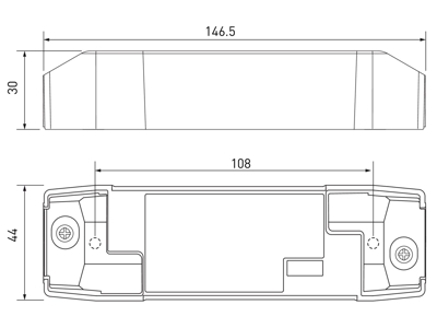 Helvar LED mini driver med aflastning LC38MINI-DA-300-1050-SR (DALI-2)