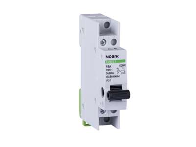 Noark DIN-Skinne omskifter 16A 1CO (skiftekontakt I-0-II) - Ex9BT3
