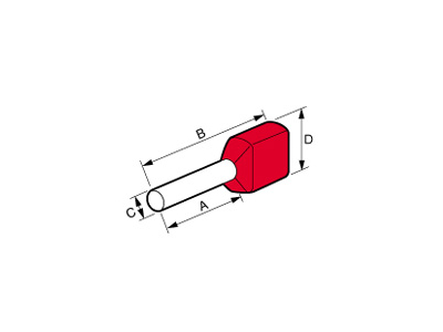 Starfix tylle dobbelt 2 x 2,5mm² - Grå