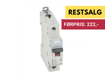 DX3 Automat D 2A 1P 1M 6/10kA