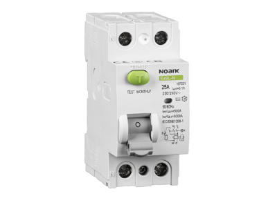 Noark PFI (RCD) 16A 300mA 2P 6kA Type A S - Selektiv
