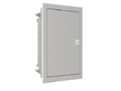 Noark PMF-MM multimedia gruppetavle 1 række med transparent plastdør