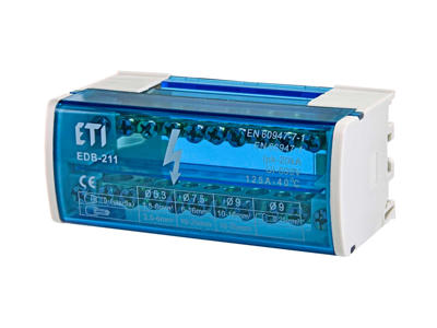 ETI EDB-211 Distributionsblok 2P 125A 20kA