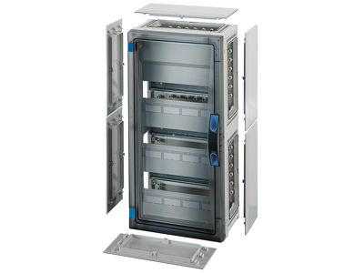 Hensel ENYSTAR kasse med aftagelig DIN-skinne - 36 moduler (3x12)