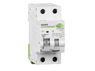 Noark kombirelæ C 16A 100mA 1P+N 2M 10kA Type A