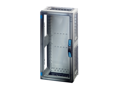 Hensel ENYSTAR tom kasse uden sider 540x270x186 mm - Transparent dør